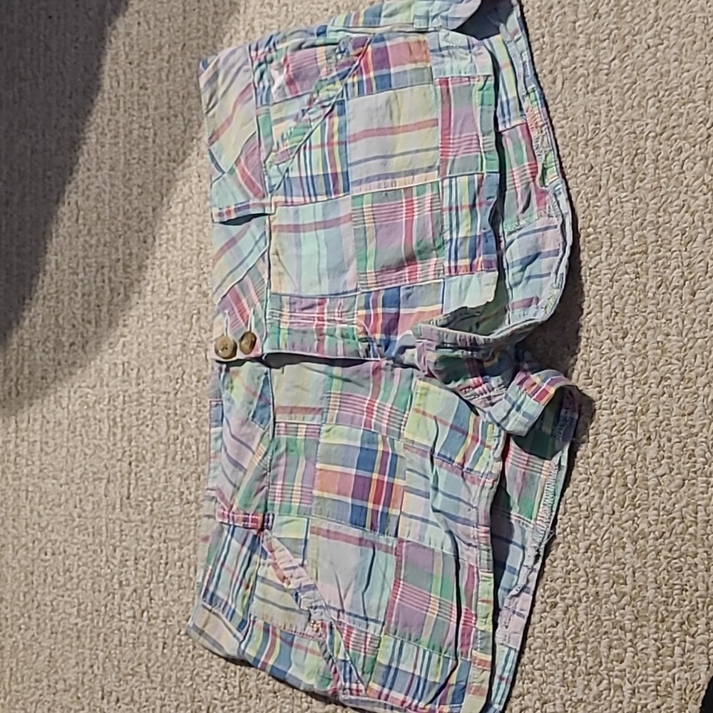 Delias short shorts size 13 plaid